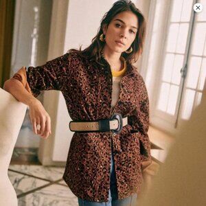 Sezane Will Jacket (Leopard)